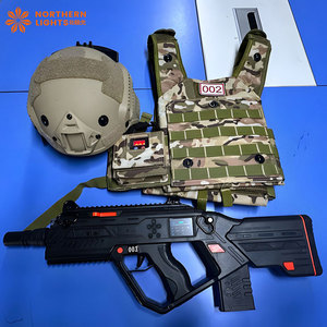 Pistolet <span class=keywords><strong>laser</strong></span> à détection intelligente avec gilet, jeu d'étiquettes <span class=keywords><strong>laser</strong></span> pour enfants et adultes, 16 pièces - Product Image 5