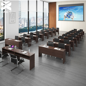 Mesa De Conferência Multifuncional Combinável De Madeira Móvel Mesa De Conferencia Mesa Mesa De Conferência De Runion Flexível Mesa - Product Image 2