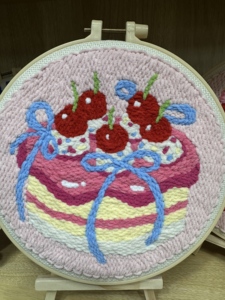 Kit de broderie Punch Needle DIY « Pencil Crab » de fabrication ODM, tout est inclus, vidéo <span class=keywords><strong>en</strong></span> <span class=keywords><strong>anglais</strong></span> <span class=keywords><strong>pour</strong></span> <span class=keywords><strong>débutants</strong></span>. - Product Image 3