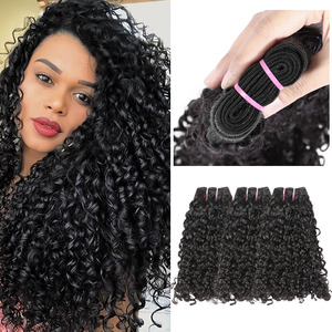 Extensiones de Cabello Humano PiXie Curly, 100% Cabello Humano Virgen Brasileño Sin Procesar, Extensiones de Cabello con Textura PiXie Curly - Product Image 1