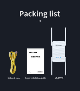 Oem wifi6 không dây Repeater booster 3000Mbps Wi-Fi phạm vi tín hiệu internet Extender với giá tốt nhất ofdma Router - Product Image 6