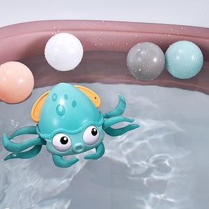 Hot Plastic Summer Amphibious Water Pull Creep Octopus Bades pielzeug Set für Kinderspiel - Product Image 3