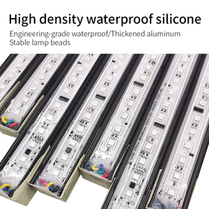 Nhà Máy DMX SMD5050 DC24V IP67 không thấm nước <span class=keywords><strong>LED</strong></span> tuyến tính bên ngoài tường thanh ánh sáng <span class=keywords><strong>RGB</strong></span> ống trở ngại đèn - Product Image 2