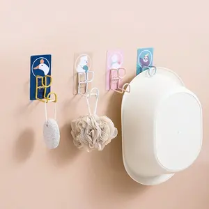 Soporte de Baño Zenidoo Ecológico de Plástico Simple con Diseño Aleatorio de Dibujos Animados, Soporte Autoadhesivo para Fregadero, Accesorios de Cocina, Almacenamiento - Product Image 5