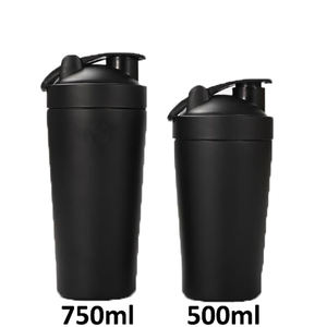 Custom Logo 500ml 750ml Bpa-free Stainless Steel <strong>Shaker</strong> Gym Sport Bottle Protein Water Bottle Sport <strong>Wholesale</strong> with Mix <strong>Ball</strong> - Product Image 3