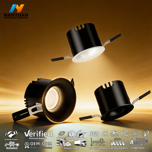 Faretto LED da Incasso Anti-Riflesso con Angolo di Illuminazione a 36°, Dimmerabile 3000K/4000K/5000K, Dissipatore in Alluminio, Alta Luminosità, Focalizzazione per <span class=keywords><strong>Hotel</strong></span> - Product Image 1