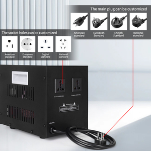 Regulador de Voltaje Automático Tipo Relé TM-5000VA de Venta Caliente para Uso Doméstico y Monitoreo, 220V CA, Monofásico - Product Image 4