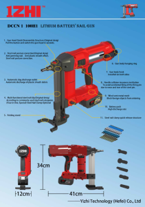 Clavadora <span class=keywords><strong>de</strong></span> Concreto <span class=keywords><strong>de</strong></span> Alta Resistencia con Batería DCCN1, <span class=keywords><strong>Pistola</strong></span> <span class=keywords><strong>de</strong></span> Clavos con Motor sin Escobillas para Fijación <span class=keywords><strong>de</strong></span> Placas <span class=keywords><strong>de</strong></span> Acero - Product Image 6
