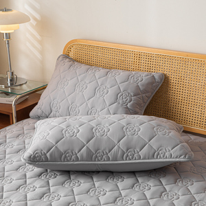 Sábanas protectoras de colchón de poliéster con diseño floral al por mayor, colcha y colcha impermeables para uso en hoteles y hogares - Product Image 5