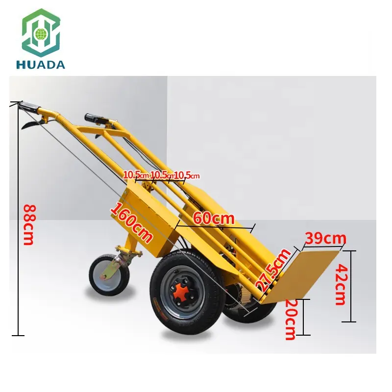 Xe Đẩy Vận Chuyển Bằng Tay Nặng 500Kg Có Hai Lốp Khí Nén