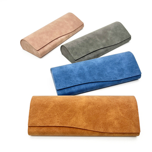 Cao cấp hình chữ nhật da Kính mát chủ từ trường hợp đóng cửa kính bảo vệ PU trường hợp khó khăn cảnh tượng cổ điển quang - Product Image 5