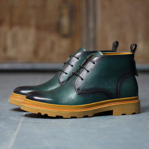 Mychonly, nuevo diseño, calidad de moda, botas <span class=keywords><strong>Chelsea</strong></span> para hombre, zapatos de cuero para el desierto para hombre - Product Image 2