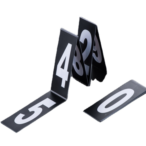 Foldable Flip Numbers Chart, Supermarket Display Price Chart in Sign Board