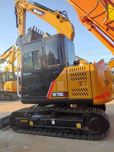 Used Excavator MINI Ready to Ship SANY SY75c Used <b>Engineering</b> <b>Construction</b> <b>Machinery</b> Sany75 Almost New Crawler Excavator - Product Image 4