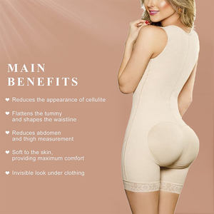 Corsetto con Tre Ganci Frontali in Lycra, Modellante per Cosce, Dimagrante, Shapewear Colombiano Riduttivo, Body Modellante - Product Image 3