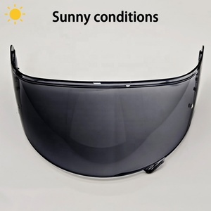 Para <span class=keywords><strong>Neotec</strong></span> <span class=keywords><strong>1</strong></span>/2, visera fotocromática para casco de motocicleta, protección UV400 con tintado automático, lente de PC, protección solar a prueba de viento - Product Image 3