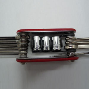 DELANHUWI Kit di Riparazione Bici 16-in-1, Chiave Esagonale Multiuso, Riparazione Pneumatici, Chiave Allen, Cacciavite, Bussole per Officina - Product Image 6