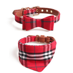 2025 gran oferta Collar de perro Bandanas nuevo diseñador de lujo al por mayor Collar para mascotas Correa pajarita Collar - Product Image 4