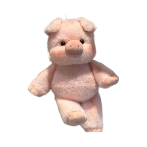 Nuevo lindo fragante pequeño cerdo muñeca de bebé suave compañero de peluche con malla de relleno de algodón PP técnica de lavado a mano regalo para niñas - Product Image 1