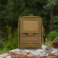 Sac de ceinture tactique multifonctionnel de petite taille, en tissu Oxford avec fermeture éclair, pour le camping, la chasse et le rangement de téléphone