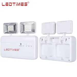 LEDTIMES High Brightness Fire Escape Double Heads Smd 0.2w Rechargeable Led Emergency Light