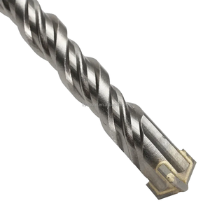 Forets à percussion SDS Plus de haute qualité pour grossistes, à double cannelure, à pointes en carbure, en acier 40Cr, sablés, de 4 à 40 mm - Product Image 1