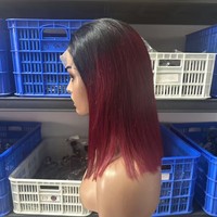 Peluca de Cabello Virgen Brasileño con Frente de Encaje HD, Rizado Kinky, Ondulado Profundo, Línea de Cabello Natural, Sin Pegamento, Multi-Densidad, Todos los Colores HLTX