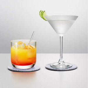 Nouvelle popularité feutre résistant à la chaleur écologique impression personnalisée napperon rond moderne pour la maison hôtel <span class=keywords><strong>restaurant</strong></span> utilisation - Product Image 3