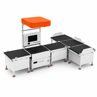 Système de trieur dynamique à courroie 4 voies personnalisable OEM pour l'automatisation des entrepôts Fengwang FW-DT-80 3000 PPH