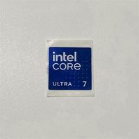 Autocollants pour ordinateur portable/PC/tablette/ordinateur de bureau Intel Core Ultra 7/5/9, autocollants unilatéraux avec logo, authentiques OEM, stock en stock, garantie 6 mois, 100% authentiques