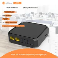 Servidor de Impresión en Red NP336 con Impresión desde Teléfono Móvil, Impresora con Interfaces WiFi, USB 2.0 y Ethernet, Dispositivo para Compartir Impresión en Red