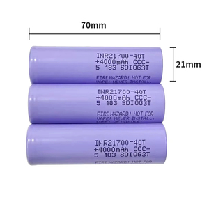 Batería Recargable de Iones de Litio Samsung INR21700 40T 4000mAh 45A 11C 800 Ciclos <span class=keywords><strong>21700</strong></span> para Herramientas Eléctricas, Vehículos Eléctricos y Bicicletas Eléctricas - Product Image 2