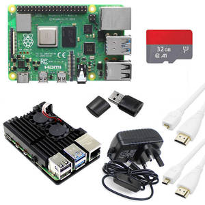 Original <strong>Raspberry</strong> Pi <strong>Model</strong> <strong>B</strong> 4 4B Starter Kit With 1GB 2 4 8 RAM Development Board And Heat Dissipation Plate - Product Image 1