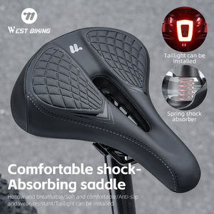 Asiento de Bicicleta Cómodo con Amortiguación, Hueco y Transpirable, Antideslizante y Ancho - Product Image 1