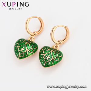 80502 xuping moda placcato oro <span class=keywords><strong>orecchini</strong></span> 2020 regali <span class=keywords><strong>festa</strong></span> <span class=keywords><strong>della</strong></span> <span class=keywords><strong>Mamma</strong></span> del cuore verde <span class=keywords><strong>orecchini</strong></span> per le donne - Product Image 3