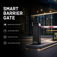 Barrière Automatique à Vitesse Réglable 1,5-6s, Moteur Brushless DC24V, Durée de Vie 5 Millions de Cycles, Contrôle du Trafic