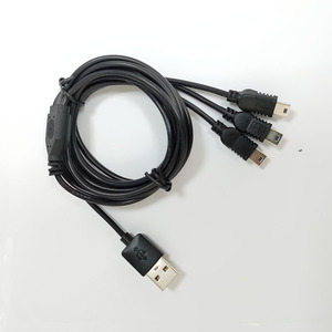 Tùy Chỉnh USB 2.0 AM Để <span class=keywords><strong>Mini</strong></span> B 5Pin 3 Way Điện Splitter Cáp 1-3 <span class=keywords><strong>Mini</strong></span> B Nam USB Splitter Cáp - Product Image 2