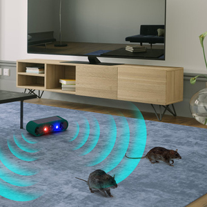 Répulsif à ultrasons pour chats et porcs, à énergie <span class=keywords><strong>solaire</strong></span>, détecteur de mouvement PIR, 2 modes, étanche, <span class=keywords><strong>effaroucheur</strong></span> d'animaux sauvages - Product Image 2