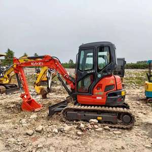 รถขุดไฮดรอลิกแบบตีนตะขาบ รุ่นล่าสุดสำหรับ KX U35 U55 ปี 2016 ยี่ห้อ Caterpillar ผลิตในจีน น้ำหนัก 7 ตัน บุ้งกี๋ขนาด 0.2 ลูกบาศก์เมตร สภาพดี - Product Image 2