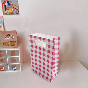 Bolsa de Papel 623179, Serie Rosa a Cuadros, para Fiestas, Celebraciones, Decoración, Uso Diario, <span class=keywords><strong>PartyMaker</strong></span> - Product Image 5
