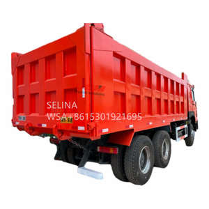 Camión volquete usado 6x4 con volante a la derecha, camión volquete Howo usado a la venta - Product Image 1