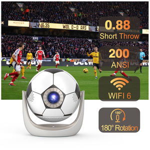 โปรเจคเตอร์ขนาดเล็กธีมฟุตบอล CRE O1 พร้อมระบบป<span class=keywords><strong>รั</strong></span>บคีย์สโตนอัตโนมัติ เหมาะสำห<span class=keywords><strong>รั</strong></span>บขายส่งสำห<span class=keywords><strong>รั</strong></span>บแฟนกีฬาและผู้ค้าปลีก - Product Image 1