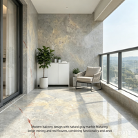 Panneaux de revêtement en marbre jaune beige pour mur d'accentuation dans le salon