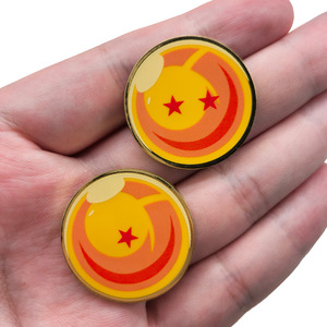 Broche de imitación esmalte de 3CM, pin de anime, insignia DBZ <span class=keywords><strong>Dragon</strong></span> <span class=keywords><strong>Shenron</strong></span> 1-7 estrellas, artículos de papelería, joyería, decoración, artesanía de aleación - Product Image 5