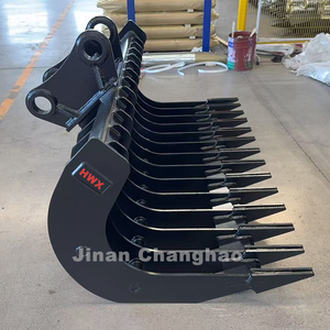 Râteau inclinable de 1800 mm de largeur pour excavatrice DOOSAN-DH150LC Kobelco-SK140LC - Product Image 6