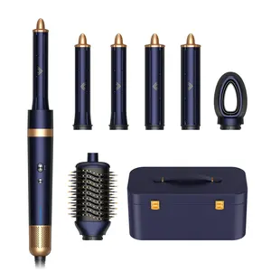 5 In 1 Hot air wrap hair styler 5 In 1 Electric Dryer Brush Styler Dual use hair styling comb Factory wholesale
