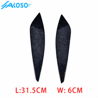 Panel lateral de tanque de fibra de carbono AKOSO R6, cubierta de ajuste lateral de tanque de combustible de fibra de carbono para motocicleta, carenado para Yamaha R6 2017-2024 2023
