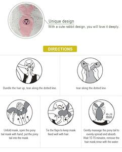 MOND'SUB Perawatan Rambut Organik Minyak Argan Hair Cap Sheet <span class=keywords><strong>Relaxer</strong></span> Spa Cream Silky Protein pony Tail Hair Mask untuk Rambut Rusak - Product Image 2