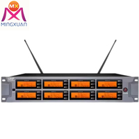 Mic Professional uhf 8 canaux microphone sans fil portable Performance sur scène