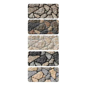 आधुनिक डिजाइन कृत्रिम pfox पत्थर दीवार पैनल स्टाइलिश घर या कार्यालय के लिए इंटीरियर और आउटडोर बड़े स्लैब पत्थर की सजावट - Product Image 4